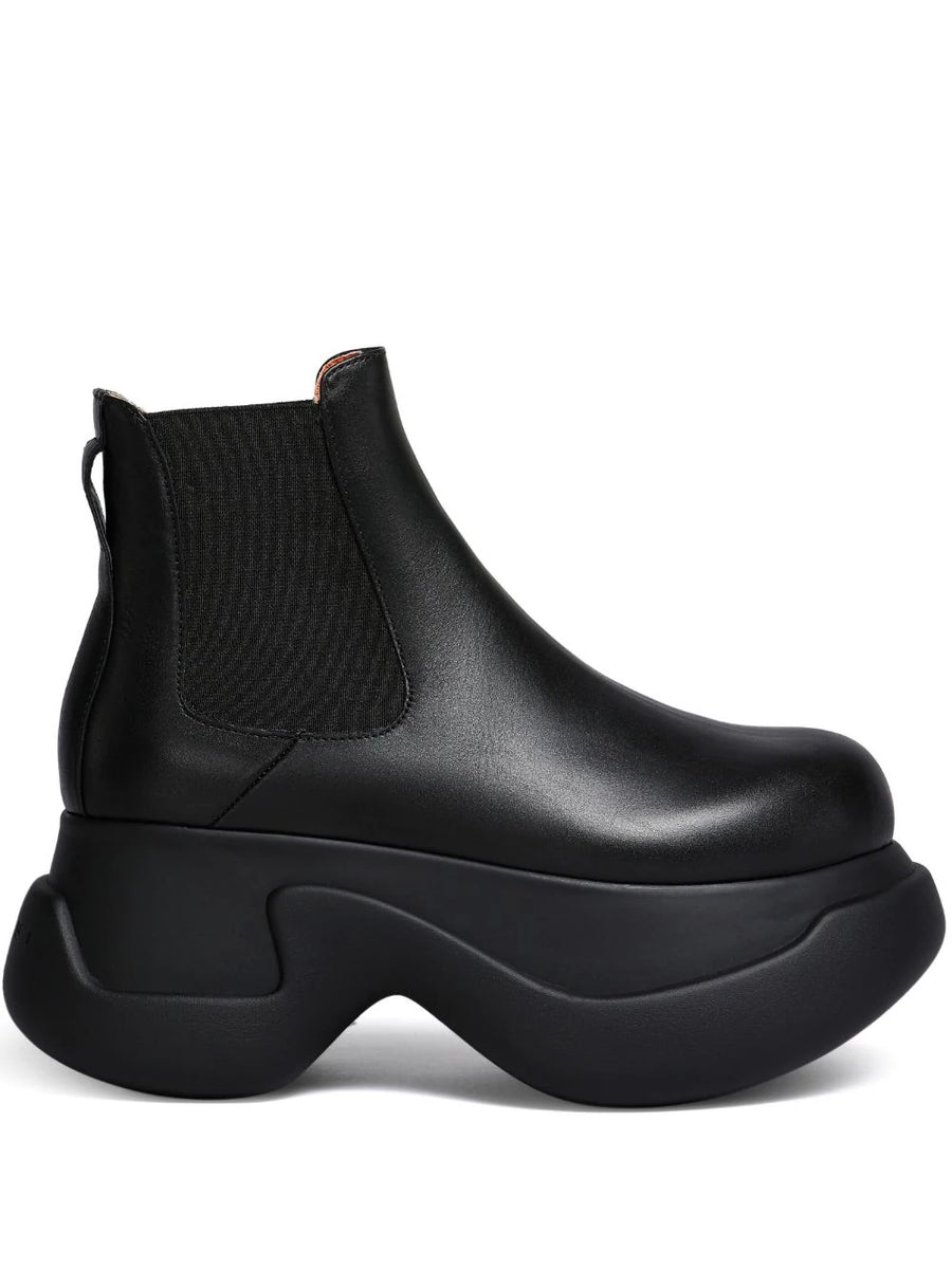 marni leather ankle boots